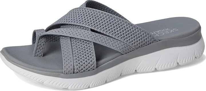 SKECHERS Summits - Fantasy Walk Women's Sandals Gray : 9 B - Medium - Image 5