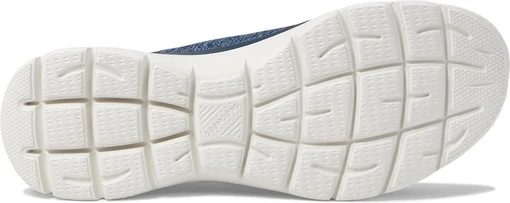 SKECHERS Summits - Hands Free Slip-Ins Women's Shoes Navy/Purple : 5 B - Medium, Textile - Image 3