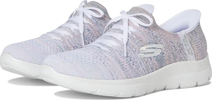 SKECHERS Summits Hands Free Slip-INS Women's Shoes White : 6 B - Medium
