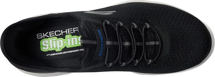 SKECHERS Summits High Range Hands Free Slip-Ins Men's Shoes Black : 8.5 D - Medium, Textile - Image 2