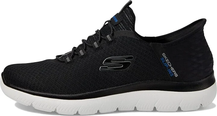 SKECHERS Summits High Range Hands Free Slip-Ins Men's Shoes Black : 8.5 D - Medium, Textile - Image 6