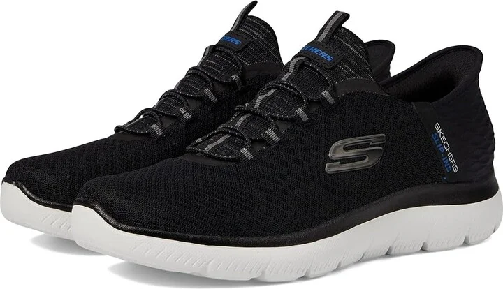 SKECHERS Summits High Range Hands Free Slip-Ins Men's Shoes Black : 8.5 D - Medium, Textile