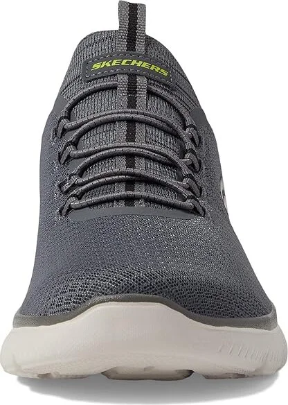 SKECHERS Summits High Range Hands Free Slip-Ins Men's Shoes Charcoal : 7 D - Medium, Textile - Image 5