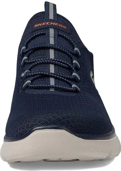 SKECHERS Summits High Range Hands Free Slip-Ins Men's Shoes Navy : 6.5 D - Medium, Textile - Image 5