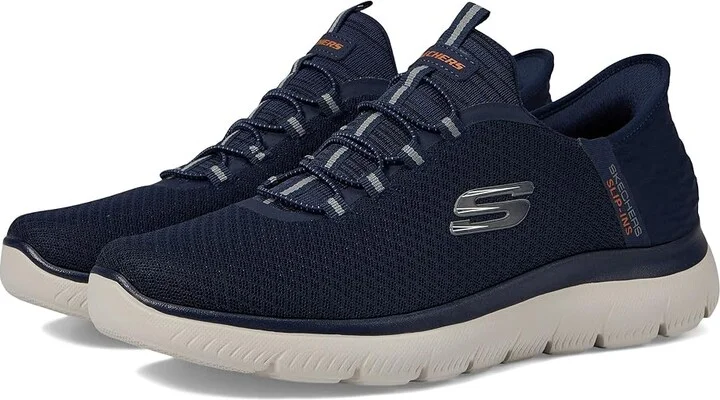 SKECHERS Summits High Range Hands Free Slip-Ins Men's Shoes Navy : 6.5 D - Medium, Textile
