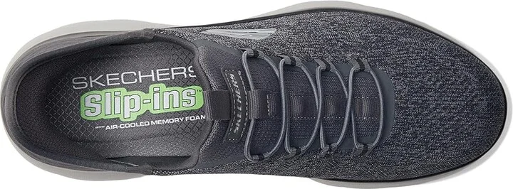 SKECHERS Summits Key Pace Hands Free Slip-In Men's Shoes Charcoal/Black : 8.5 D - Medium, Rubber - Image 2
