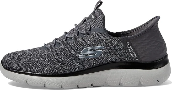 SKECHERS Summits Key Pace Hands Free Slip-In Men's Shoes Charcoal/Black : 8.5 D - Medium, Rubber - Image 6