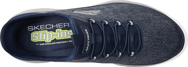 SKECHERS Summits Key Pace Hands Free Slip-In Men's Shoes Navy : 8 EE - Wide, Rubber - Image 2