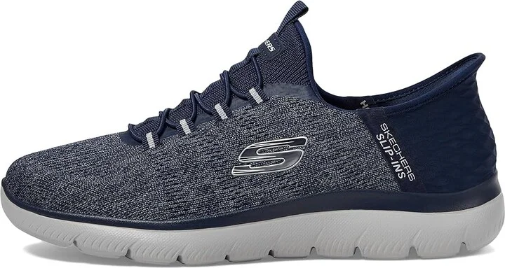 SKECHERS Summits Key Pace Hands Free Slip-In Men's Shoes Navy : 8 EE - Wide, Rubber - Image 6