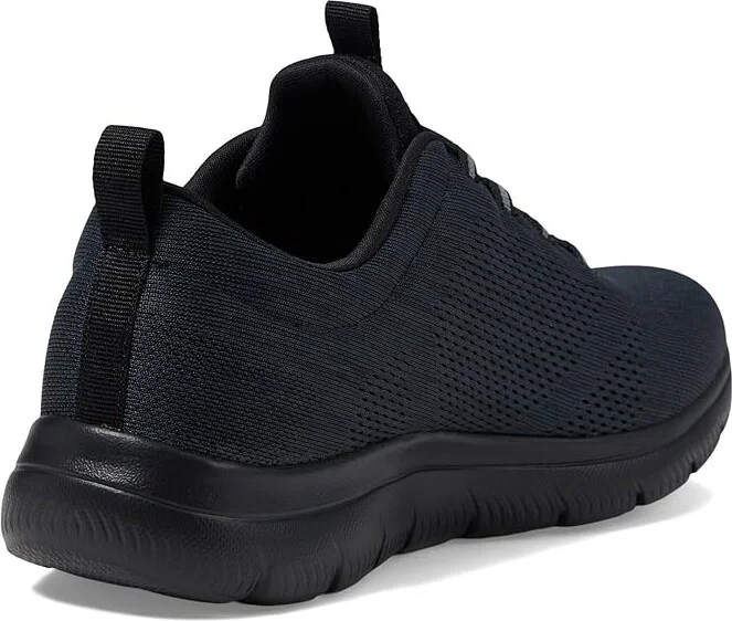 SKECHERS Summits Louvin Men's Shoes Black/Black : 7.5 D - Medium, Textile - Image 4