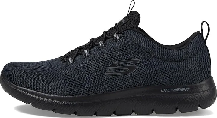 SKECHERS Summits Louvin Men's Shoes Black/Black : 7.5 D - Medium, Textile - Image 6