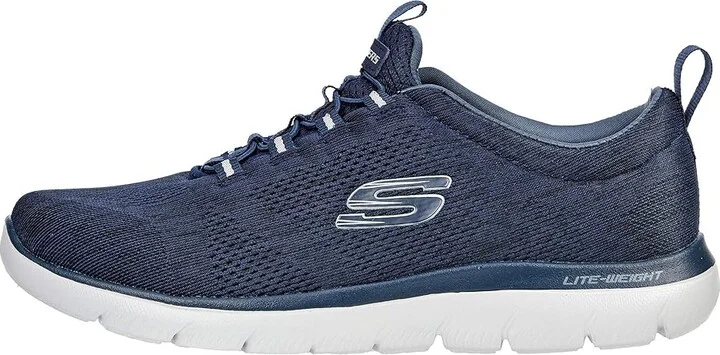 SKECHERS Summits Louvin Men's Shoes Navy : 8 E - Wide, Textile - Image 6