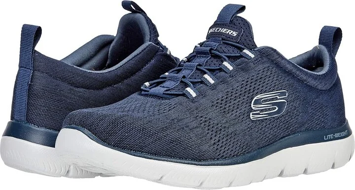 SKECHERS Summits Louvin Men's Shoes Navy : 8 E - Wide, Textile