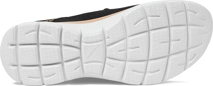 SKECHERS Summits Night Chic Hands Free Slip-Ins Women's Shoes Black/ Rose Gold : 5.5 B - Medium, Rubber - Image 3