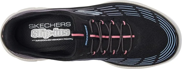 SKECHERS Summits Plus Hands Free Slip-INS Women's Shoes Black : 7 B - Medium, Synthetic - Image 2