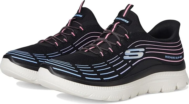 SKECHERS Summits Plus Hands Free Slip-INS Women's Shoes Black : 7 B - Medium, Synthetic