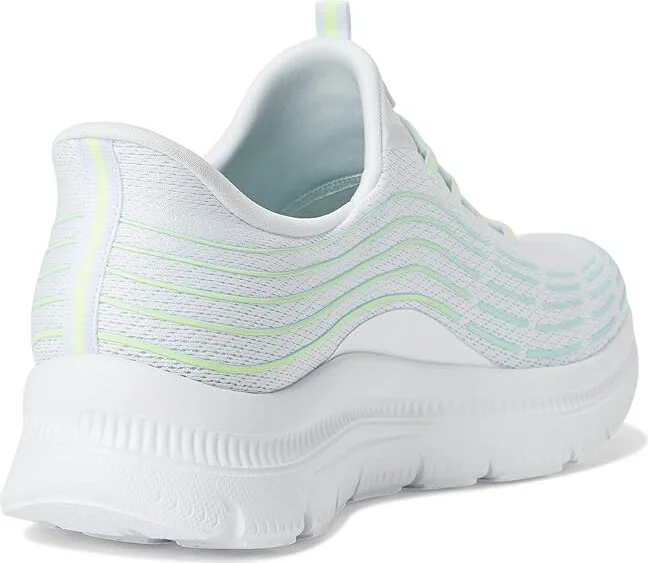 SKECHERS Summits Plus Hands Free Slip-INS Women's Shoes White : 13 B - Medium, Synthetic - Image 4