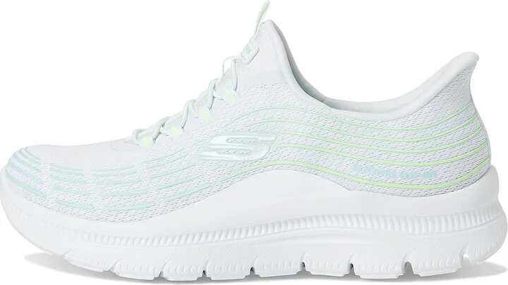 SKECHERS Summits Plus Hands Free Slip-INS Women's Shoes White : 13 B - Medium, Synthetic - Image 6