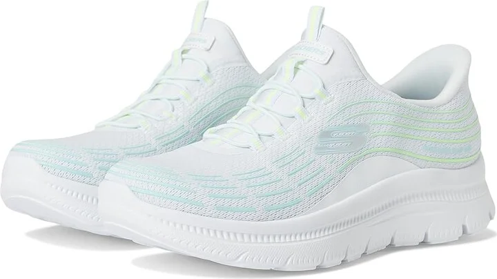 SKECHERS Summits Plus Hands Free Slip-INS Women's Shoes White : 13 B - Medium, Synthetic