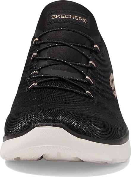 SKECHERS Summits-Slip Ins Women's Shoes Black/Rose Gold : 5 C - Wide - Image 5