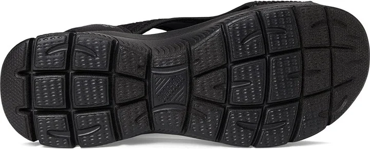 SKECHERS Summits - Sweetly Evolved Women's Sandals Black/Black : 5.5 B - Medium, Leather/Rubber/Textile - Image 3