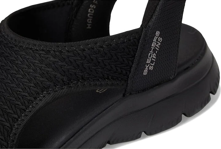 SKECHERS Summits - Sweetly Evolved Women's Sandals Black/Black : 5.5 B - Medium, Leather/Rubber/Textile - Image 7