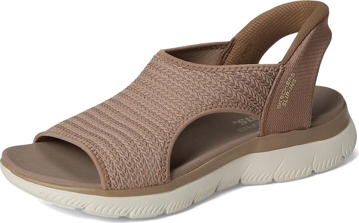 SKECHERS Summits - Sweetly Evolved Women's Sandals Mocha : 5.5 B - Medium, Leather/Rubber/Textile - Image 5
