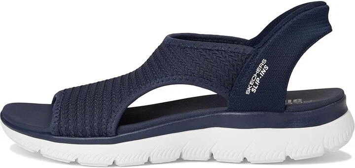 SKECHERS Summits - Sweetly Evolved Women's Sandals Navy : 5.5 B - Medium, Leather/Rubber/Textile - Image 6