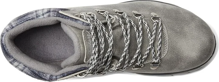 SKECHERS Synergy - Plaid Mood Women's Boots Charcoal : 9.5 B - Medium, Faux Fur/Lace/Rubber - Image 2