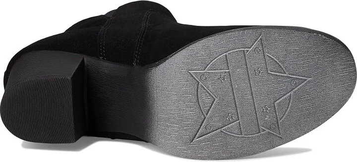 SKECHERS Taxi - Out In Town Women's Boots Black/Black : 5.5 B - Medium, Suede - Image 3