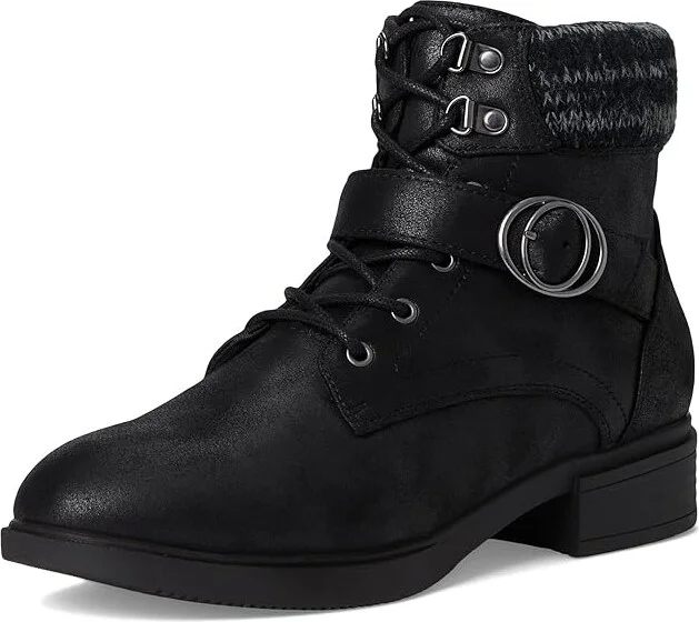 SKECHERS Tenley - Dreaming Of Fall Women's Boots Black : 7 B - Medium, Lace/Rubber/Textile - Image 5