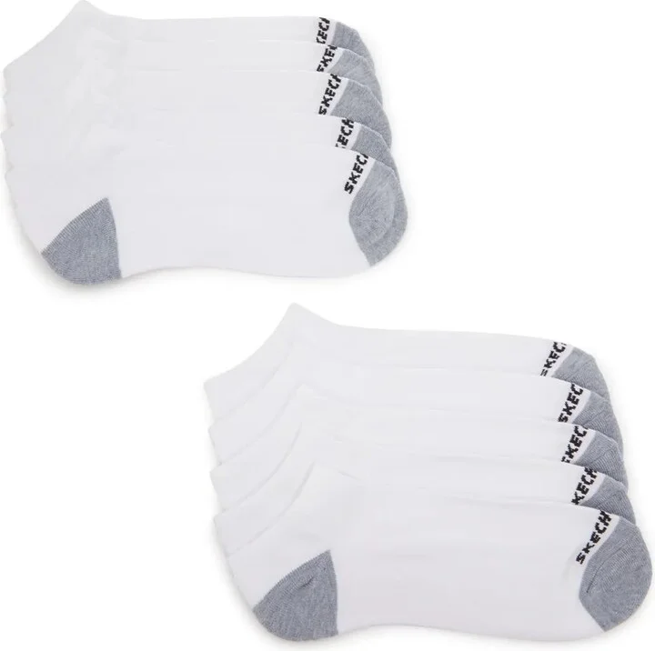 Skechers Terry No Show Socks 10 Pack