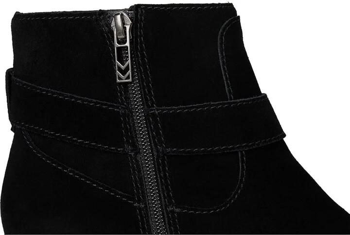 SKECHERS Texas - Westernville Women's Boots Black/Black : 7 B - Medium, Rubber/Suede/Textile - Image 7