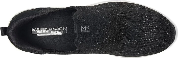 SKECHERS The Triple Wedge Women's Shoes Black : 7.5 B - Medium, Textile - Image 2