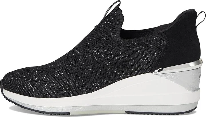 SKECHERS The Triple Wedge Women's Shoes Black : 7.5 B - Medium, Textile - Image 6