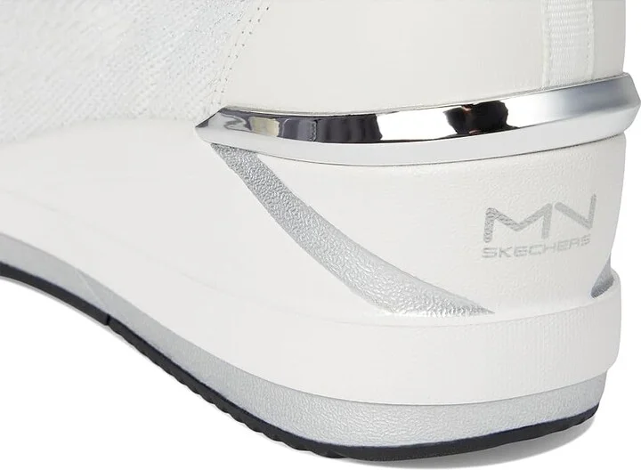 SKECHERS The Triple Wedge Women's Shoes White : 7.5 B - Medium, Textile - Image 7