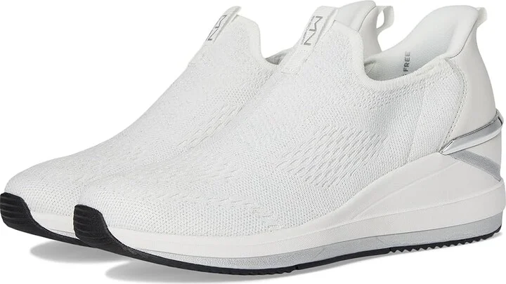 SKECHERS The Triple Wedge Women's Shoes White : 7.5 B - Medium, Textile