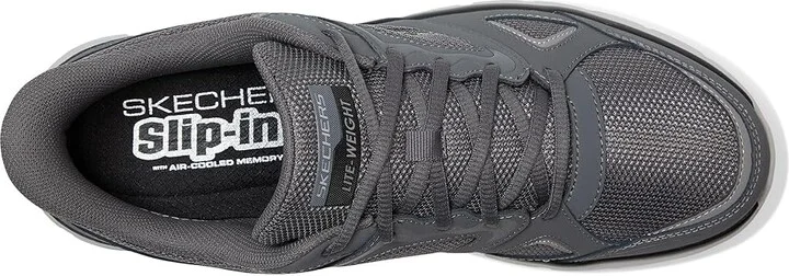 SKECHERS Track Ezral Hands Free Slip-in Men's Shoes Charcoal : 9 D - Medium, Synthetic - Image 2