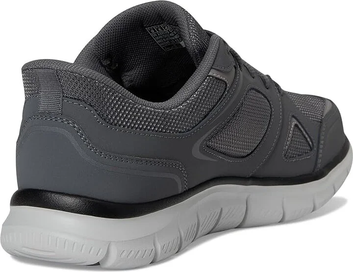 SKECHERS Track Ezral Hands Free Slip-in Men's Shoes Charcoal : 9 D - Medium, Synthetic - Image 4