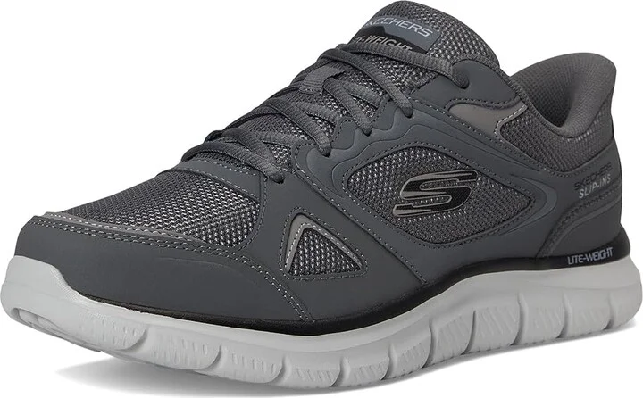 SKECHERS Track Ezral Hands Free Slip-in Men's Shoes Charcoal : 9 D - Medium, Synthetic - Image 5