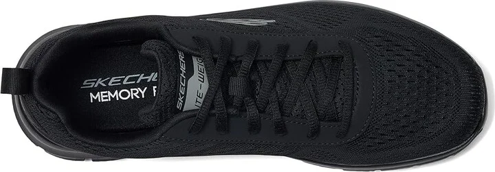 SKECHERS Track Leshur Men's Shoes Black/Black : 8 EE - Wide - Image 2