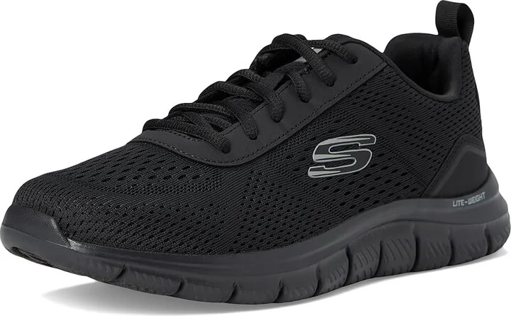 SKECHERS Track Leshur Men's Shoes Black/Black : 8 EE - Wide - Image 5