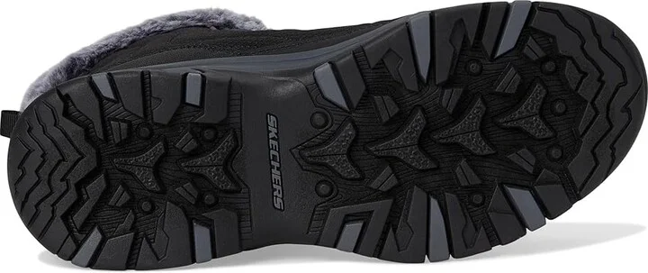 SKECHERS Trego - Stormie Women's Rain Boots Black/Black : 7.5 B - Medium, Rubber/Textile - Image 3