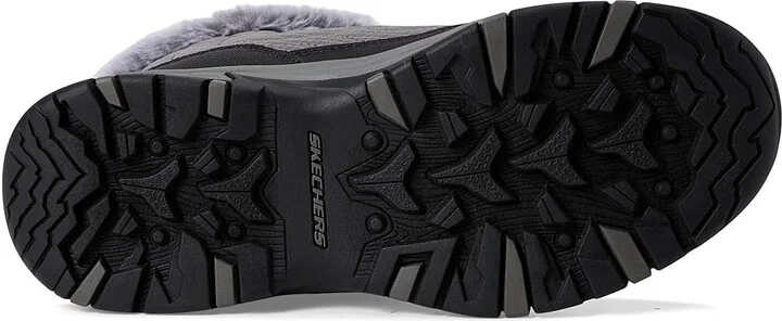 SKECHERS Trego - Stormie Women's Rain Boots Charcoal : 8.5 B - Medium, Rubber/Textile - Image 3