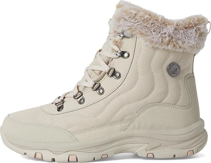 SKECHERS Trego - Stormie Women's Rain Boots Natural : 7.5 B - Medium, Rubber/Textile - Image 6