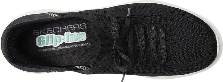 SKECHERS Ultra Flex 3.0 - Brilliant Hands Free Slip-Ins Women's Shoes Black : 5 C - Wide, Synthetic - Image 2