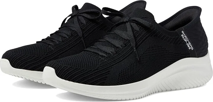 SKECHERS Ultra Flex 3.0 - Brilliant Hands Free Slip-Ins Women's Shoes Black : 5 C - Wide, Synthetic