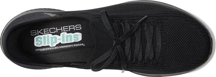SKECHERS Ultra Flex 3.0 - Brilliant Hands Free Slip-Ins Women's Shoes Black/Black : 5 B - Medium, Synthetic - Image 2