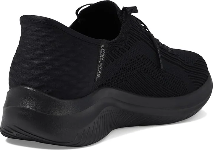 SKECHERS Ultra Flex 3.0 - Brilliant Hands Free Slip-Ins Women's Shoes Black/Black : 5 B - Medium, Synthetic - Image 4