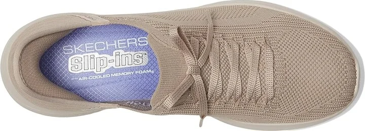 SKECHERS Ultra Flex 3.0 - Brilliant Hands Free Slip-Ins Women's Shoes Taupe : 5 B - Medium, Synthetic - Image 2